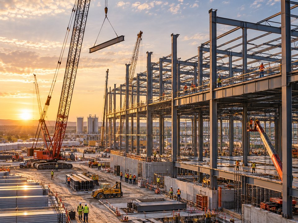 New manufacturing plant expansion under construction